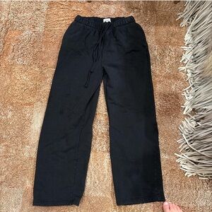 MATE the Label Black Wide Leg Pants